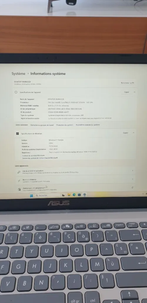 ASUS VIVOBOOK X515E I3 11th 8GB 256GB SSD