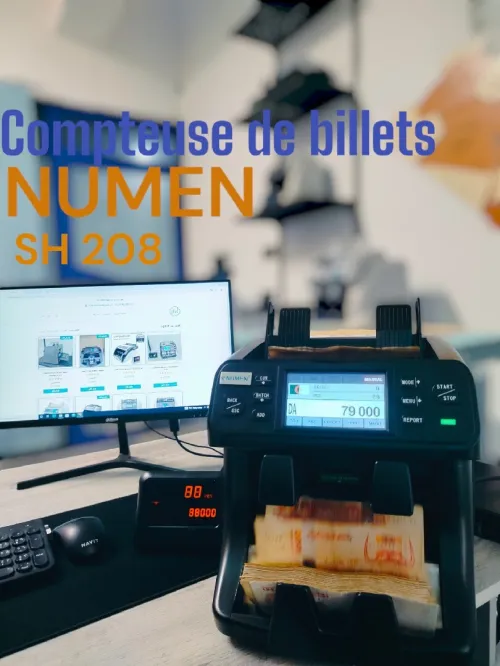 COMPTEUSE DE BILLETS PROFESSIONNELLE NUMEN SH208C