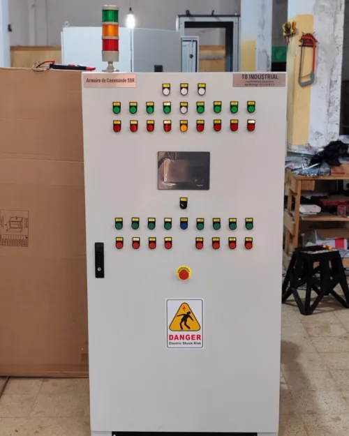 Armoire de commande automatique Système SBR, automatisme, Traitement Eaux, Armoire automatisme