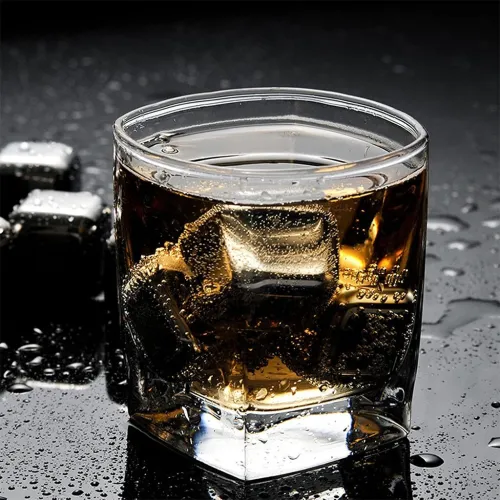 Pierres de glaçons réutilisables en acier inoxydable pour votre boisson مكعبات الثلج للتبريد  
