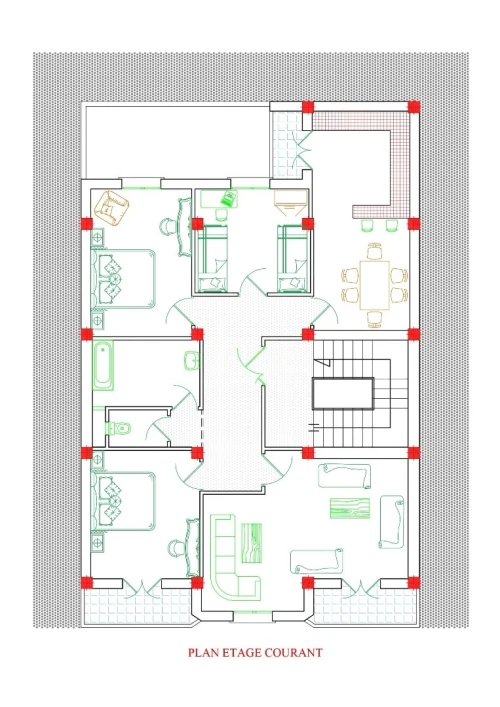 مخطط منازل حسب الطلب مهندس معماري