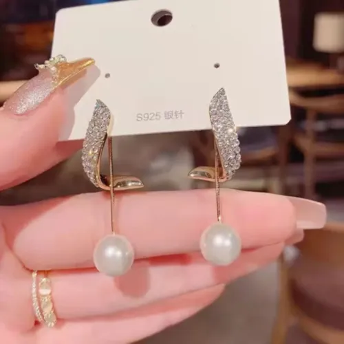Boucle d'oreilles pour femmes en acier inoxydable 