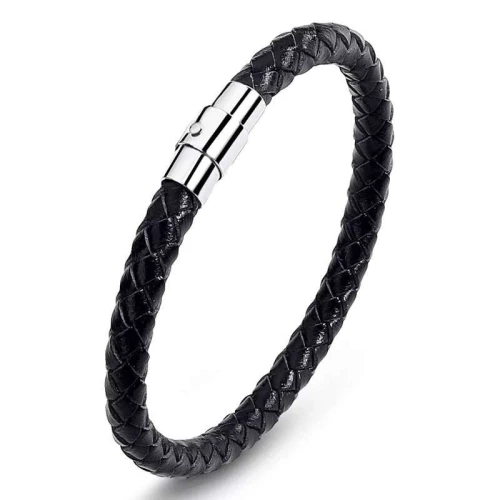 Bracelet pour hommes en cuir veritable produits importation 