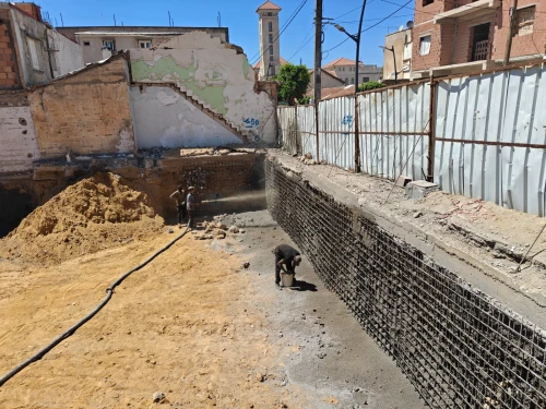 Travaux de blindage