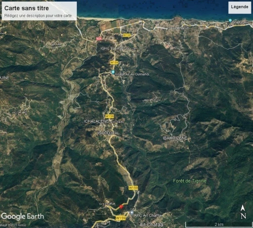 Vente Terrain Tizi Ouzou Ait chaffaa