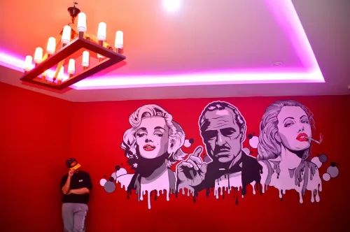 Dessin mural - Fresque murale - Dessin sur mur  