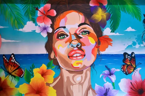 Adel Art - Dessin mural - Fresque murale - Dessin sur mur 