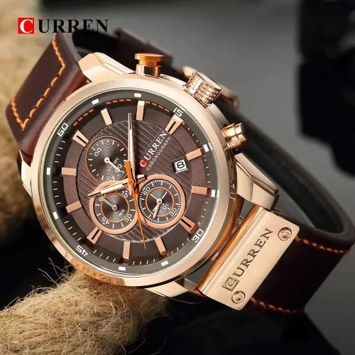 Montre original - water résiste - en acier inoxydable - bracelet en acier inoxydable - Crome