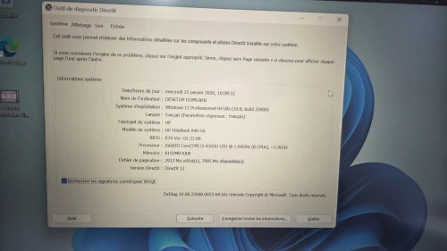 HP Elitebook 840 G6 i5 8th gen - 8gb - 256ssd