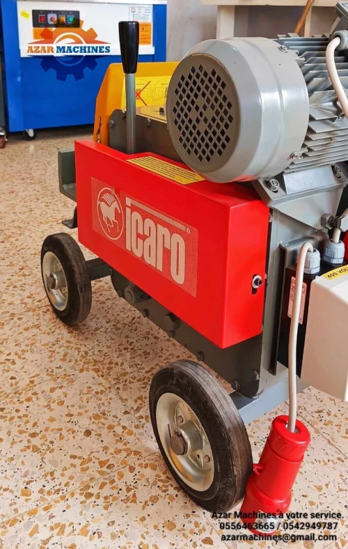 cisaille électrique pour fer à béton  italienne ICARO C32 آلة قص الحديد سيزاي STEEL BAR CUTTER