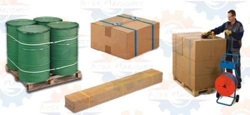 Cercleuse semi-automatique / Cercleuse pneumatique / cercleuse à batterie آلة الربط  نصف الية