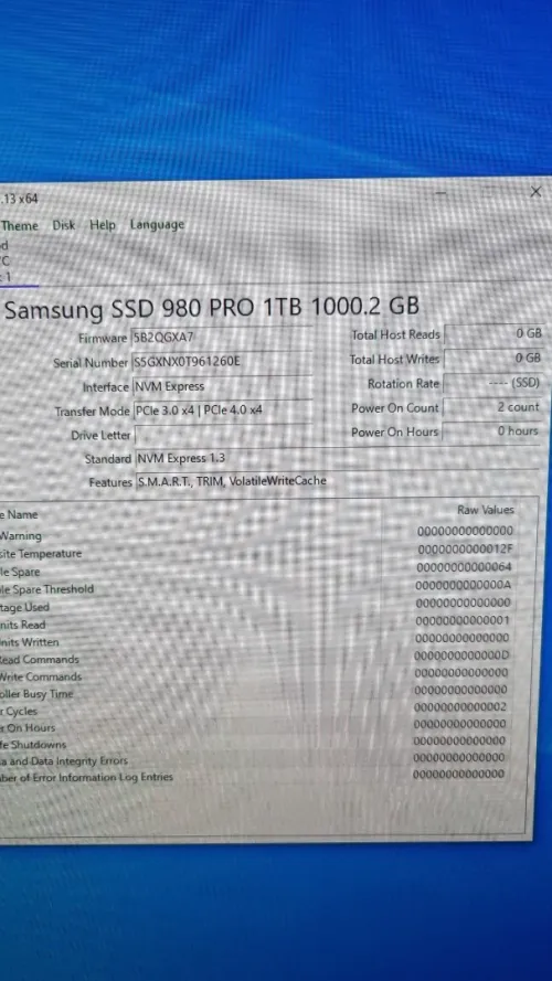 Samsung 980 Pro 1/2 To