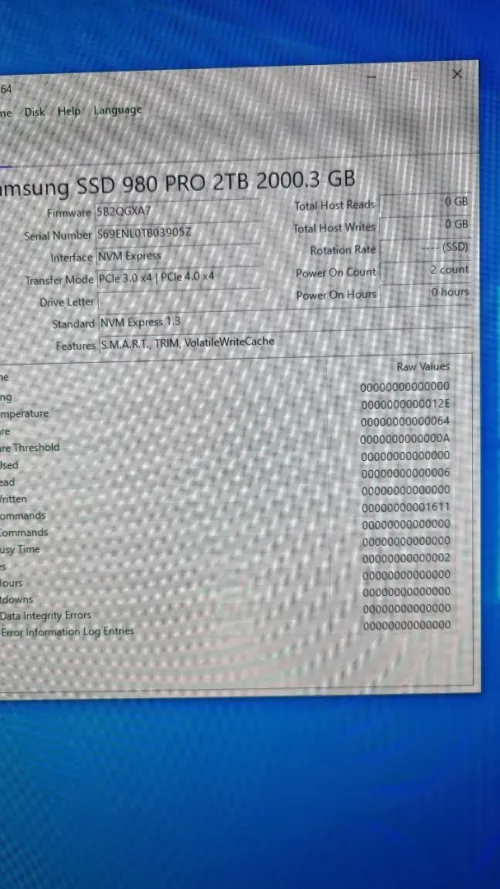 Samsung 980 Pro 1/2 To