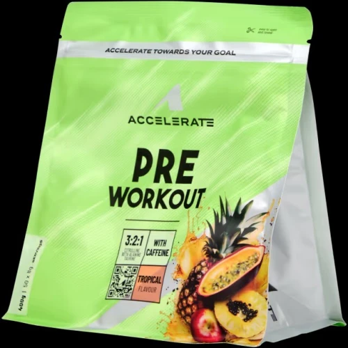 Pre-Workout Accelerate Made in HOLAND 400gr - 50 serving Tropical 