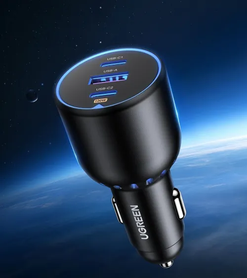 Ugreen 130W usb C chargeur de voiture