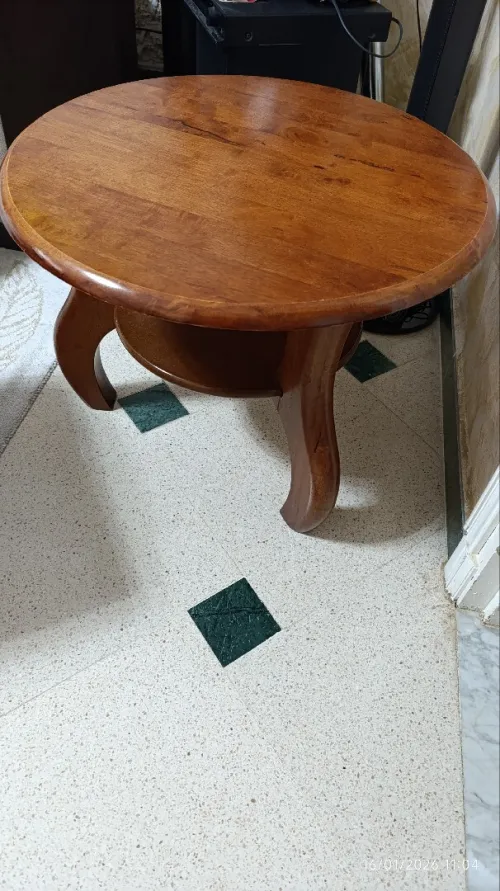 Table basse en bois hêtre