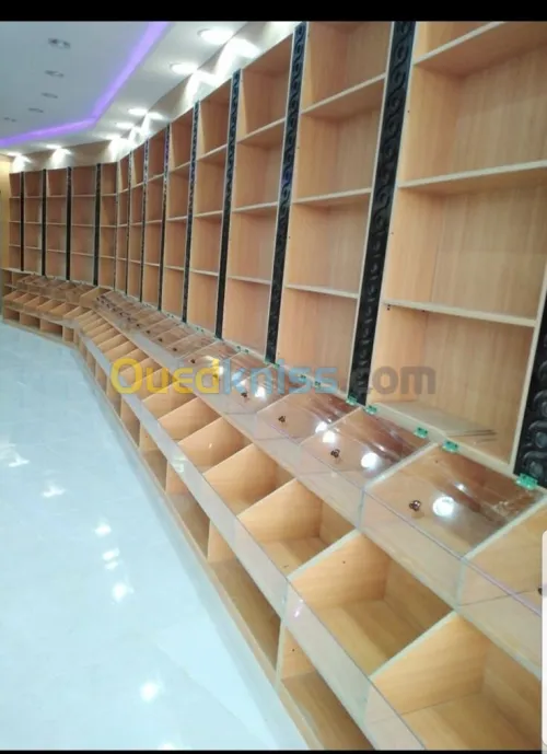 تجهيز المحلات aménagement des magasins 