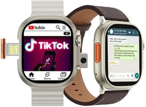 Android Smart Watch / Montre Android Intelligent / ساعة أندرويد ذكية للجيل الخامس 5G مع عشرات تطبيقات الأندرويد