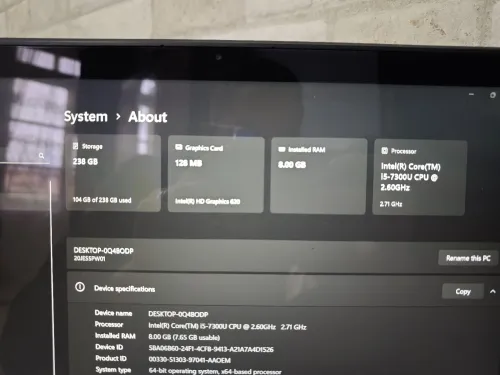 ThinkPad X1 Yoga i5-7300 256/8Gb SSD tactile
