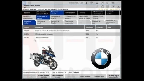 Scanner moto BMW 7/7