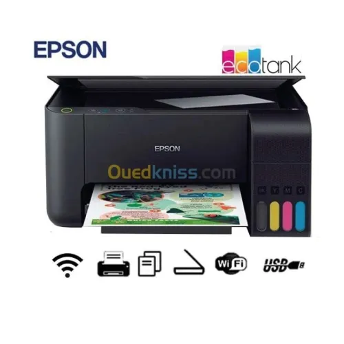 EPSON L3250 Multifonction Couleur A4 avec Réservoir, Usb, Wifi , Wi-Fi Direct