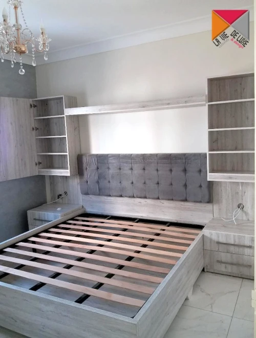 Chambre a coucher aménagée sur mesure      ****     Bien être utile      ****