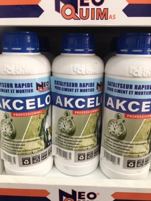 CATALYSEUR RAPIDE POUR CIMENT ET MORTIER AKCELO