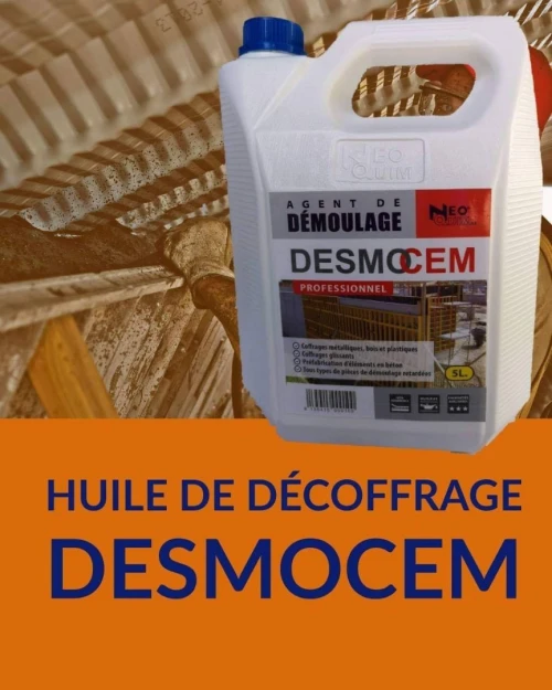 Huile de décoffrage solvanté DESMOCEM-S NEOQUIM