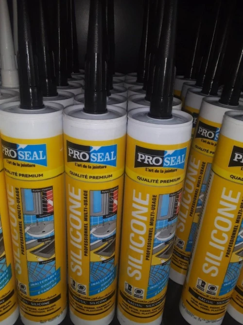 silicone proseal Blanc/ Gris/ Noir / Transparent 