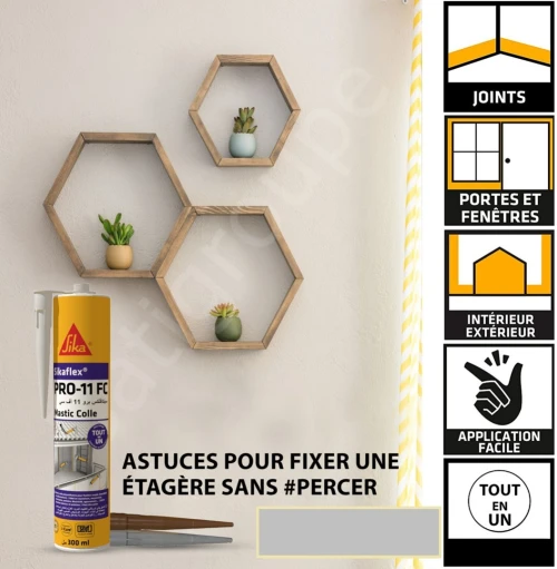 SIKAFLEX PRO 11FC ( MASTIC COLLE  ) BLANC / GRIS