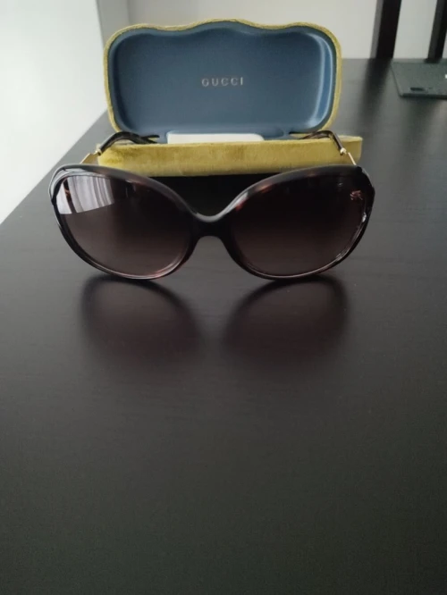 Lunette de soleil Gucci Havana/Gold