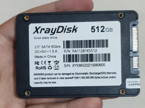 Ssd 512gb xraydisk utilisé مستعمل
