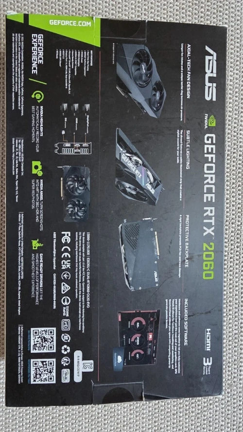 RTX 2060 Asus Dual OC 12Gb GDDR6