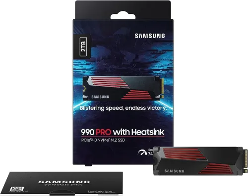 Samsung SSD 990 PRO 2TB PCIE 4.0X4 NVME avec Heatsink -- promotion