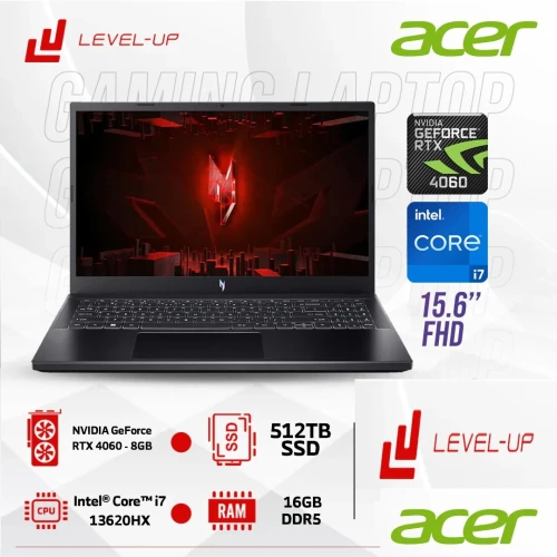 Acer Nitro 15 i7 13ieme + RTX 4060 Gaming Laptop - Promotion