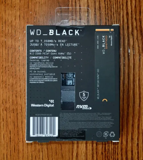 WD Black SN7100 PCIe Gen 4 NVMe SSD 1TB -- PROMOTION