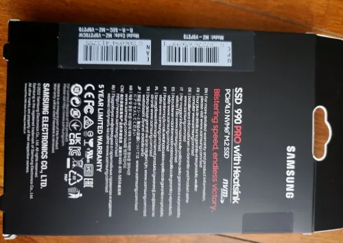 Samsung SSD 990 PRO 2TB PCIE 4.0X4 NVME avec Heatsink -- promotion