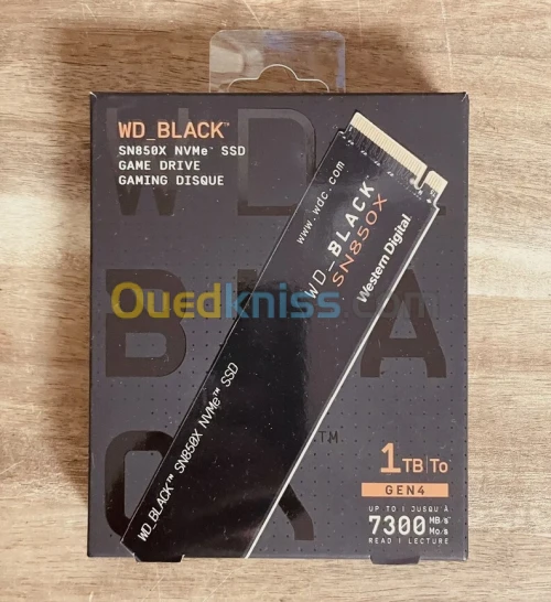 WD Black SN850X PCIe Gen 4 NVMe SSD 1TB 7300mbps -- PROMOTION
