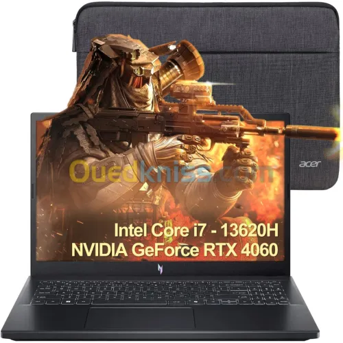 Acer Nitro 2024 i7 13ieme + RTX 4060 Gaming Laptop - Promotion 