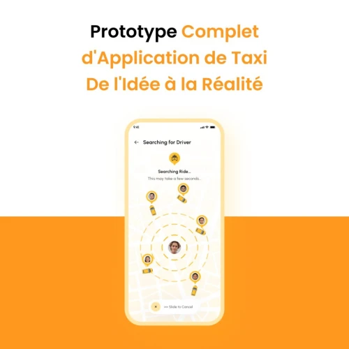 Prototype Complet d'Application de Taxi : De l'Idée à la Réalité en un Clin d'Œil !