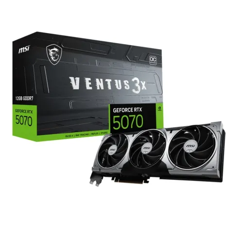 CARTE GRAPHIQUE MSI RTX 5070 12GB VENTUS 3X OC