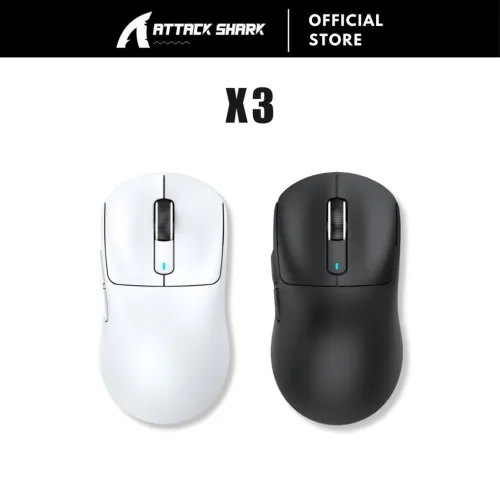SOURIS ATTACK SHARK X3 - TRI-MODE WIRELESS - SUPERLIGHT 49g - PAW3395
