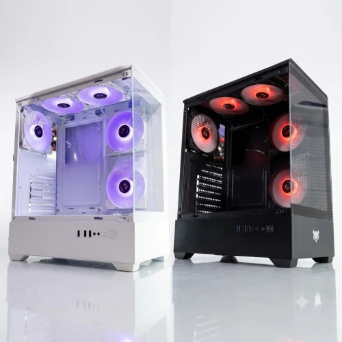 CASE HYBROK MOON 5 FANS ARGB