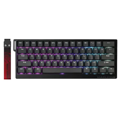CLAVIER MAGNETIQUE MADLIONS MAD 60 HE RGB BLACK