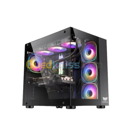 BOITIER HYBROK TITAN EVO 7 FANS ARGB BLACK