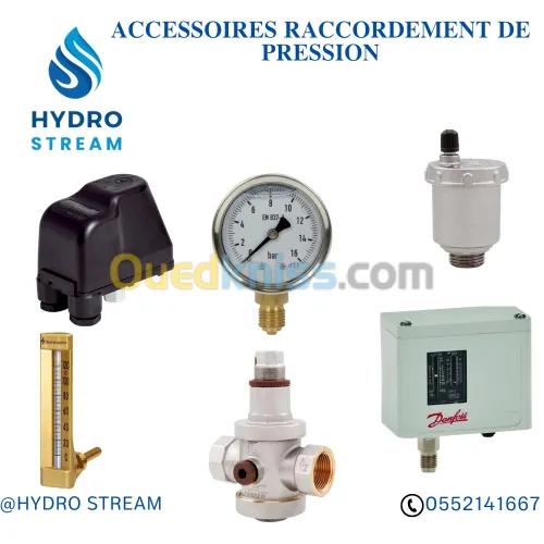  MANOMÈTRE _ PRESSOSTAT _ CONTACTEUR _RÉGULATEUR_ PURGEUR _ MANQUE EAU