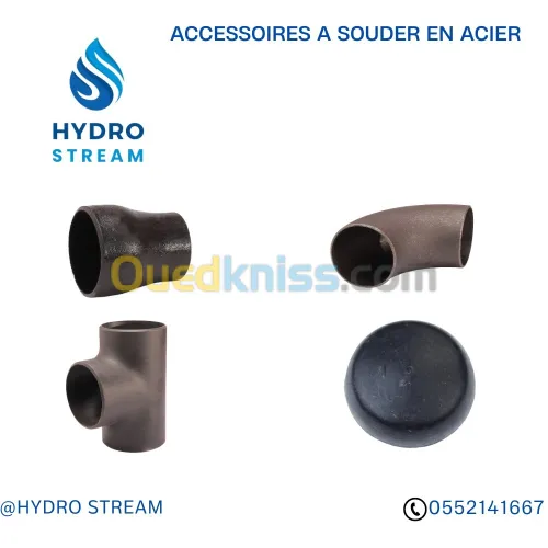 ACIER A SOUDER _ TUBE RÉDUCTION _ FOND BOMBE _FILTE  _COUDE _TE _CONE _ SCH20 SCH40 EAU GAS