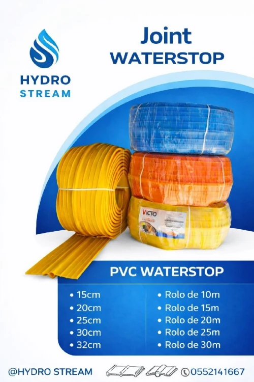 WATERSTOP JOINT WATER STOP VICTO HYDROFUGE PISCINE BACHE EAU CONSTRUCTION ETANCHEITE