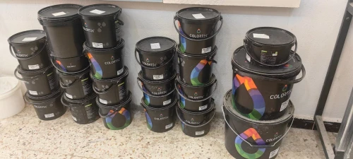 Liquidation lot de peinture décorative colortek