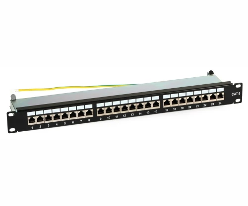 Panneau de Brassage  24 Port_Cat 6 FTP